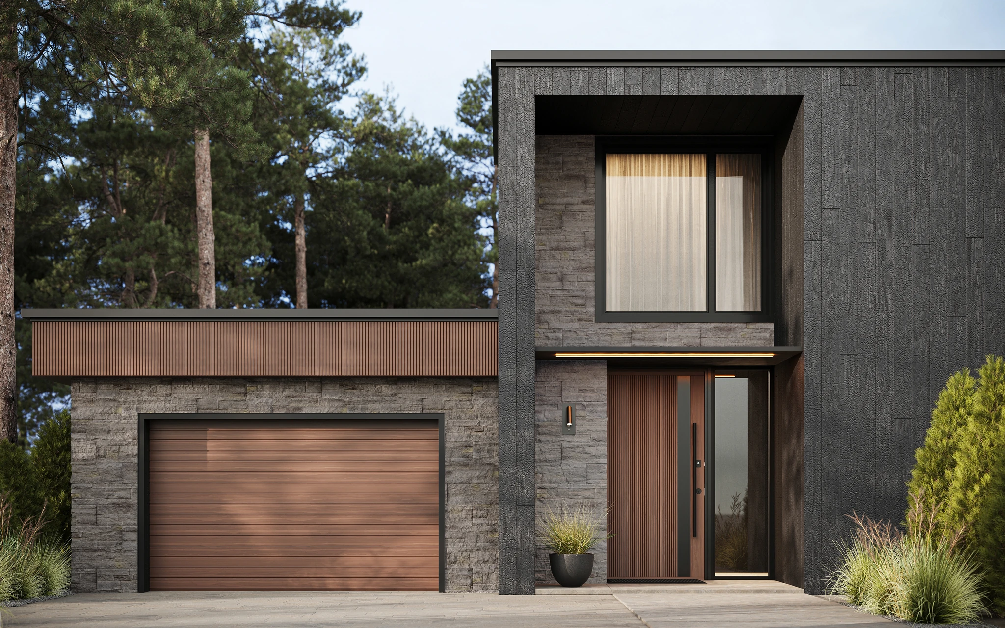 Vallis | Forge Stone Veneer Wall Panel Wall Cladding visualization by Willki